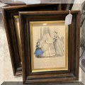A65. Antique fashion prints. 